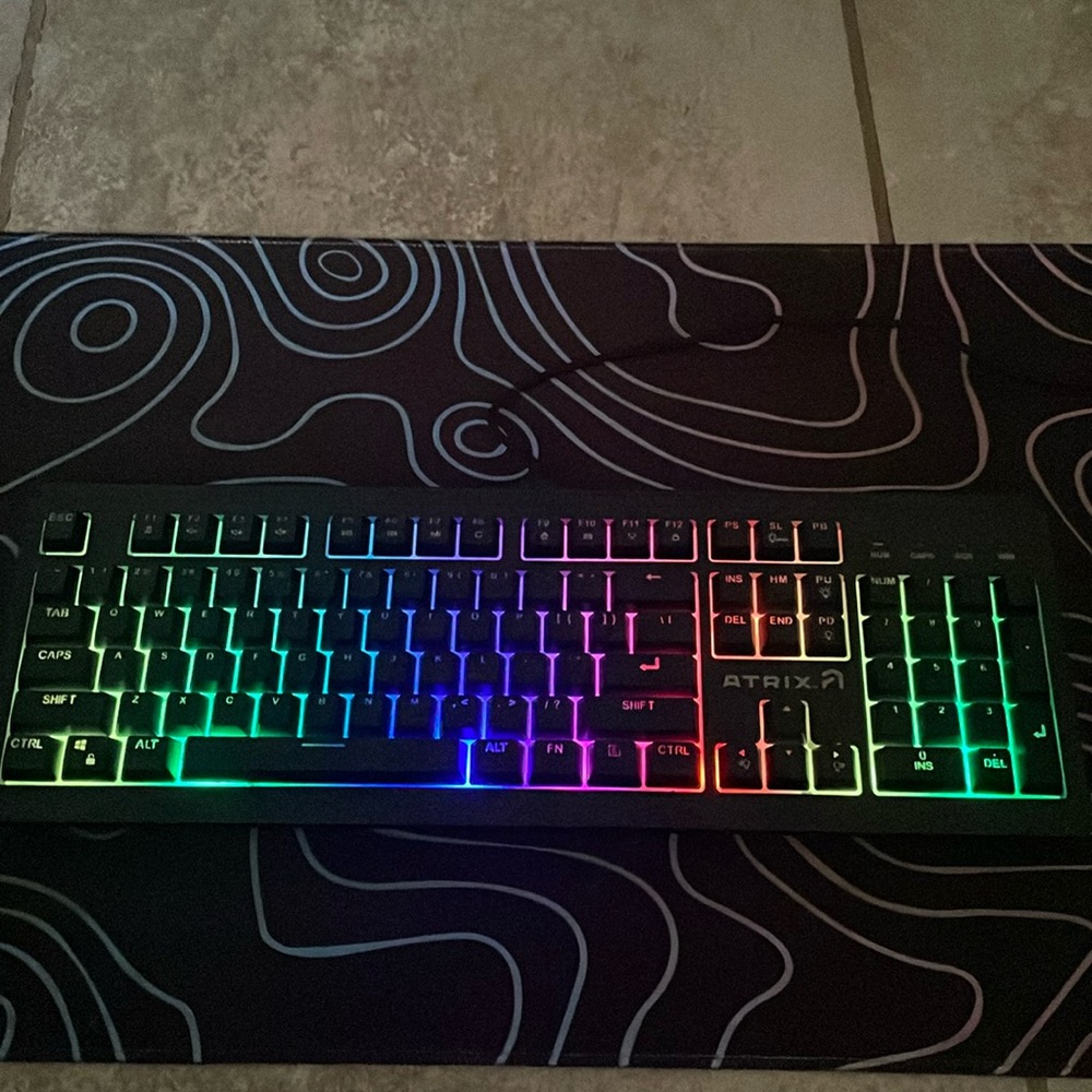 Atrix RGB Gaming Keyboard, [PC, MAC, PS4 Xbox ONE]